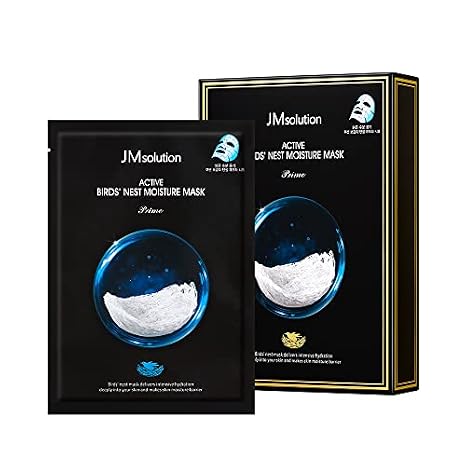 JMsolution K-Beauty Hydration Mask Set Water Luminous SOS Ringer Mask Plus & Active Birds Nest Moisture Mask Prime, 20 Total Masks
