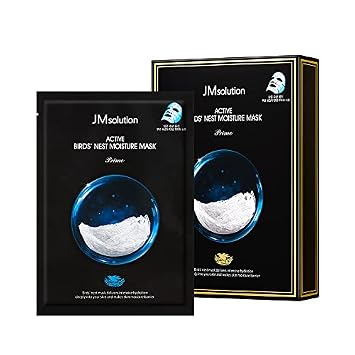 JMsolution K-Beauty Hydration Mask Set Water Luminous SOS Ringer Mask Plus & Active Birds Nest Moisture Mask Prime, 20 Total Masks