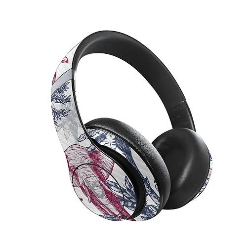 Image of MightySkins Carbon Fiber Skin Compatible with Beats Studio Pro - Tropical Jungle | Protective, Durable Textured Carbon Fiber Finish | Easy to Apply