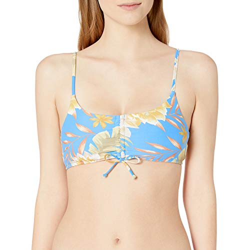 Billabong Women's Mini Crop Bikini Top, French Blue, S