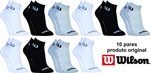 Kit 10 Meias Cano Curto Wilson Adulto Masculino Algodão