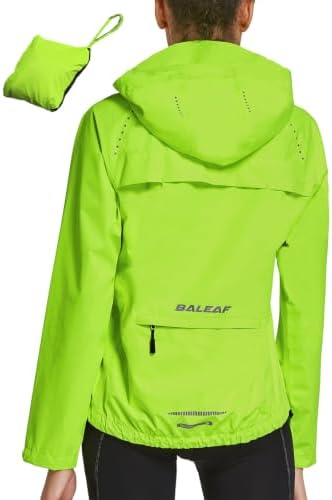 baleaf Packable Rain Jacket Women Waterproof Lightweight Jackets Hooded