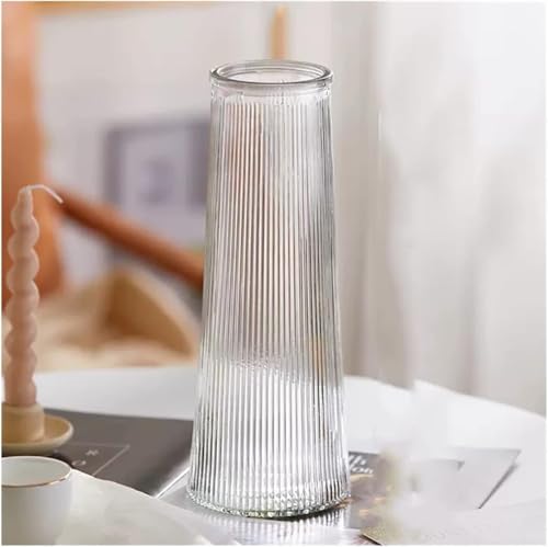 Vase en verre dore et gaufré un cadeau idéal pour la maison