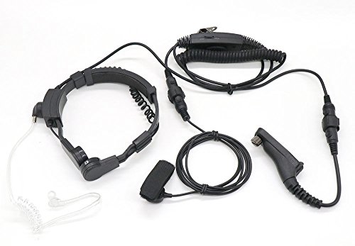 3 IN 1 Adjustable Throat Vibration Mic For Motorola Radio APX7000 DP3601 VOX
