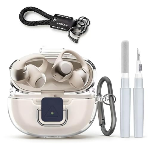 For SHOKZ OpenDots ONE �P�[�X TPU��̌^ �J�o�[ ���C�����X �C���[�z�� �N���A�ی�P�[�X �ϏՌ� ���C�����X�C���z�� Bluetooth �A�N�Z�T���[ �N���[�j���O �L�b�g �� �J���r�i�t��