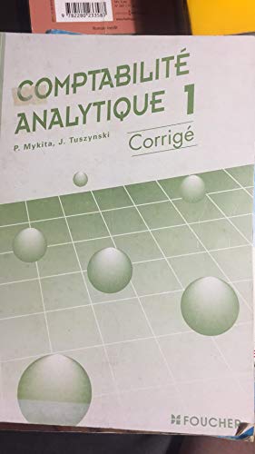 Comptabilité analytique, BTS Comptabilité et Gestion 1e année