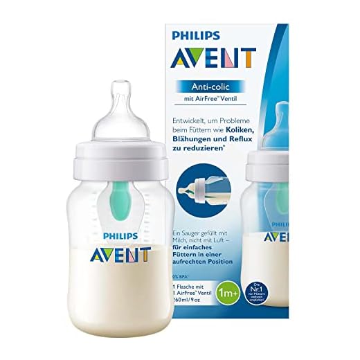 Biberón anticólicos Philips precio economico 4,8€ Philips Avent SCF813/14 - Biberón anti cólicos con sistema patentado Airfree, 260 ml