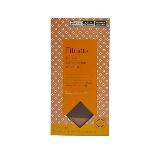 Biscoito Integral Fibrato Cenoura com Chocolate - 100g