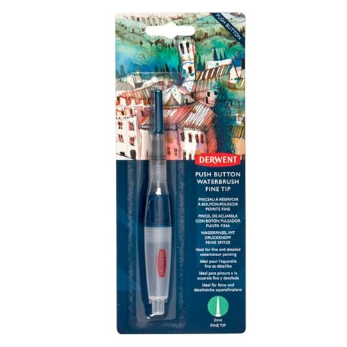 Image of Derwent Push Button Waterbrush Fine Tip