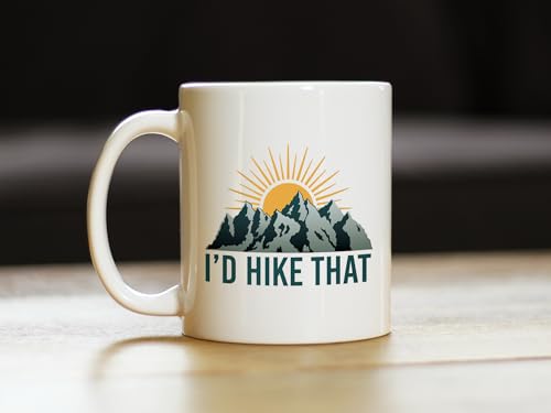 Taza de cerámica blanca Bevvee 11oz para hiking miniatura 2
