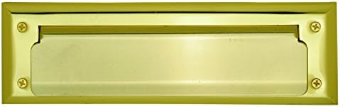 Ultra Hardware Brass Plated Steel Mail Slot