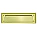 UltraHrdw 67100 SLOT MAIL BRASS PLATED STEEL