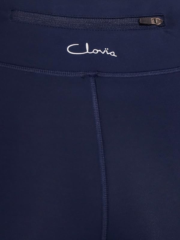Image of Clovia Women's High Rise Snug-Fit High-Rise 4 Pocket Active Tights