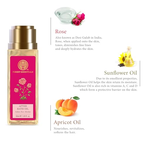 Forest Essentials After Bath Oil Indian Rose Absolute - Image 4