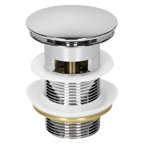 ECD Germany Vasque à Poser Lavabo Salle de Bain - Rectangulaire - 605 x 365 x 130 mm - en Céramique - Blanc - Kit de Vidange - Lave-Main Évier Suspendu Toilette - avec Trop-Plein et Trou de Robinet – vue 6
