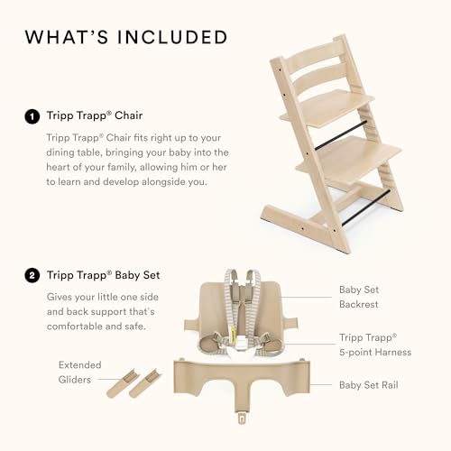 stokke tripp trapp high chair with baby set