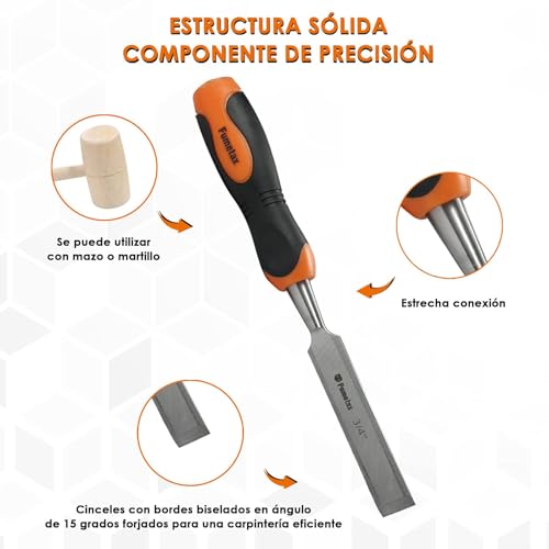 Reviews de Cinceles para madera , tabla con los diez mejores. 27 Imagen adicional