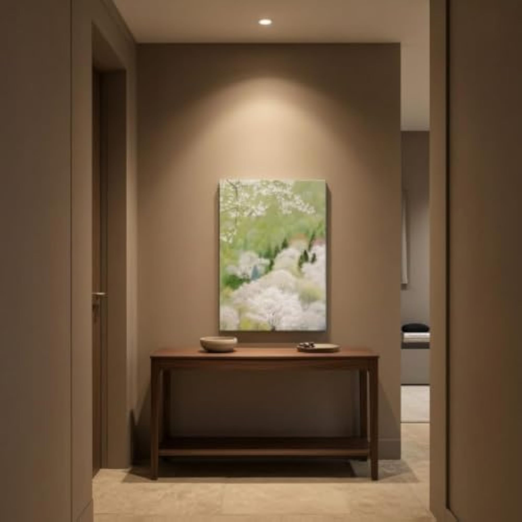 Rectangular Framed Canvas Painting Ready to Hang