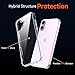 ivoler 3-in-1 Clear Case Designed for iPhone 17 6.3'' 2025 with 2 Pack Tempered Glass Screen Protector Military Shockproof Protective Hard Back Slim for iPhone 17 Cover - Clear