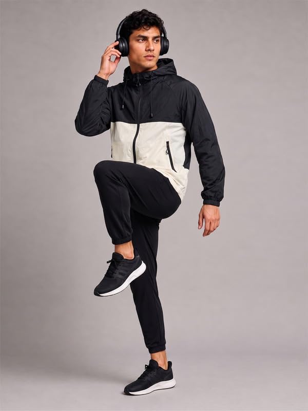 Image of CHKOKKO Sunscreen Jacket For Men With Hood | Advanced Upf 50+ UV Ray Sunblock Sunscreen | Water-repellent Lightweight Nylon Cooling Quick Dry Fabric | Sports Cycling Travel & Dailywear