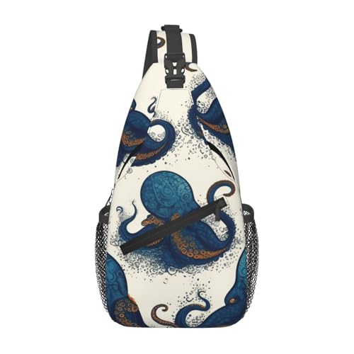 Bolso Sling para Mujer y Hombre Negro miniatura 1