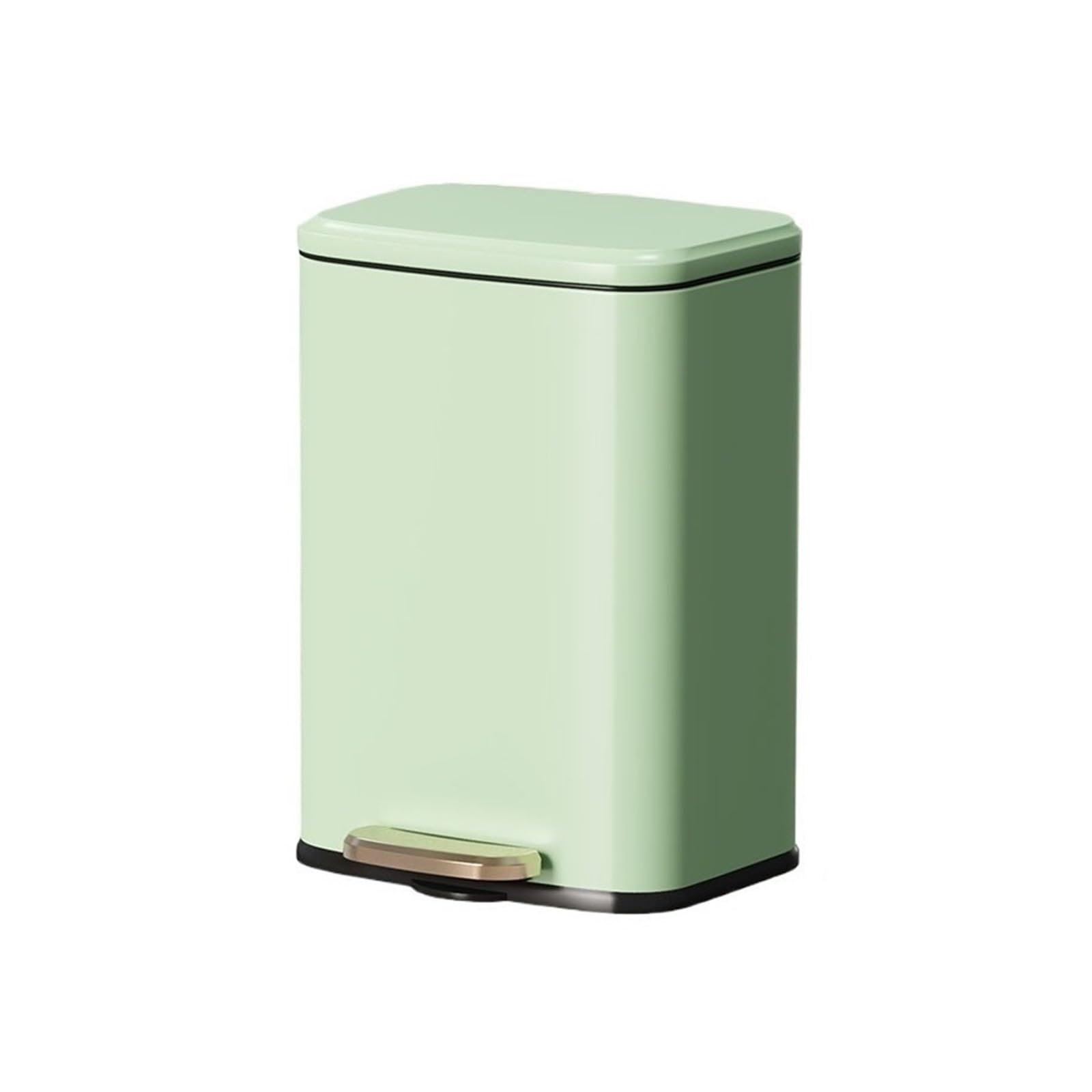 guiling-1986 Trash Can Foot operated trash cans for bathrooms and offices Garbage Can(Green)
