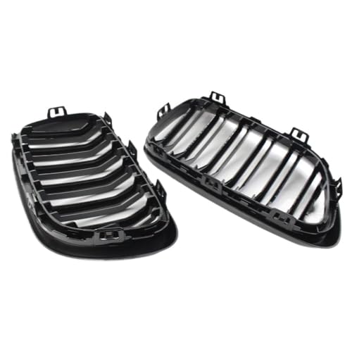Rejilla delantera de doble listón negro brillante para Serie 2 F22 F23 F87 M2 6