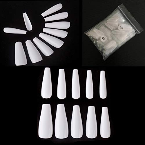 500PCS Unghie finte ballerina Chiodi artificiali a...