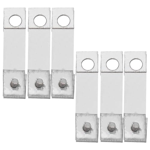 Image of LALAFINA 6pcs Clock Pendulum Suspension Springs Replacement Parts for Floor and Wall Clocks Iron Material with Simple Installation and Wide Compatibility for DIY