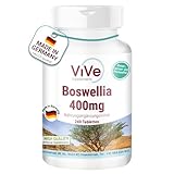 Weihrauch 400mg Tabletten - 240 Tabletten - Boswellia serrata - Hochdosiert - Vegan | Qualität aus Deutschland von ViVe Supplements