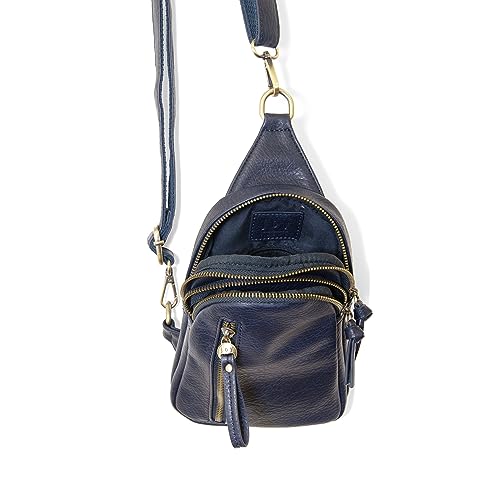 Image of Joy Susan Skyler Sling Bag: Vegan Leather, Zippered Closure, Brass Plated Hardware