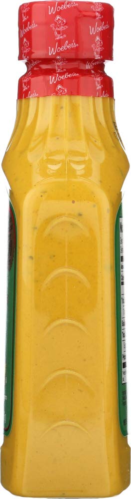 Woeber's Sandwich Pal Jalapeno Mustard, Six 16-Ounce Units (96-Ounces) by Woeber's