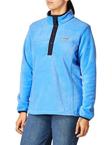 Image of Columbia Womens Benton Springs Half Snap II Pull Over Fleece Jacket, Dark Stone /Canoe /Vintage Blue, 3X