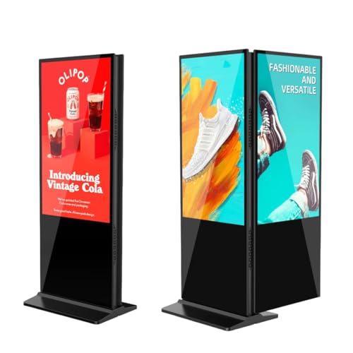 Image of 55 inch Double-Sided Indoor Movable LCD Digital Signage Display | Android RK3568 2GB+32GB | Non-Touch | CMS Preinstalled