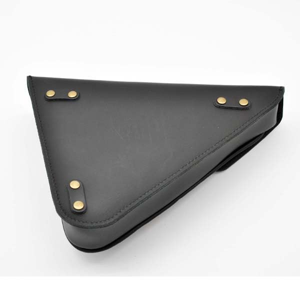 ExMoto Borsa Laterale Borsello da Telaio Nero in Pelle per DUCATI SCRAMBLER (Black)