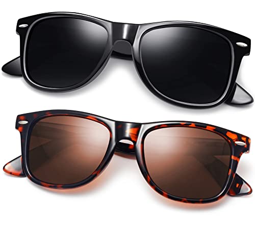 Image of Joopin Square Sunglasses Polarized UV400 Designer Sun Glasses Men Women | Oversized, Plastic Frame, Retro, Vintage, Unisex, Trendy Shades for Driving, Party, Fishing, Business, Costume