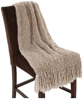 Kennebunk Home Camelot Decorative Acrylic/Polyester Throw Color: Linen