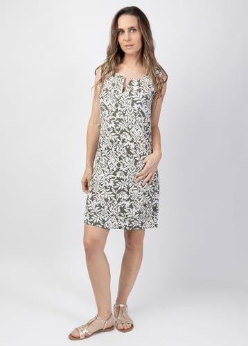 Robe en coton coupe flatteuse Marla aux finitions ethniques premium