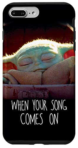 Installazione facile Custodia per iPhone 7 Plus/8 Plus Star Wars The Mandalorian The Child When Your Song Comes On