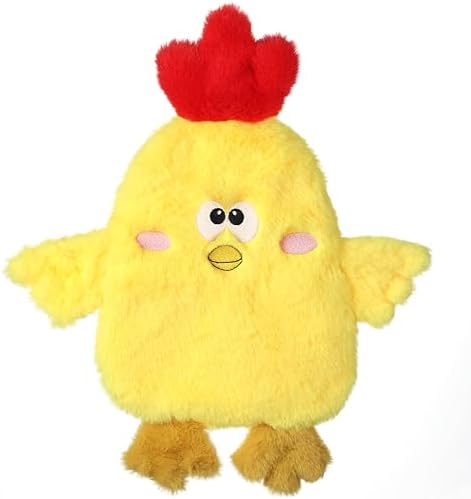 Tamu style Dog Chicken Crinkle Toy, Plush Squeaky 14 Inches, No S...