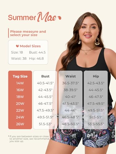 Image of Summer Mae Plus Size Swim Romper for Women One Piece 2026 Modest Swimsuit | Bathing suit,Button design,Adjustable tie at waist,Side pockets,Tummy control,Adjustable shoulder strap,Blouson,Beach,Pool