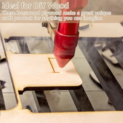 LDHHYH 10 Stück Sperrholzplatte 2mm, 300 x 200mm Lindenholz Balsaholz Platten, Holzplatten zum Basteln,Sperrholz Lindenholz für Gemälde, DIY Modell, Flugzeug Model