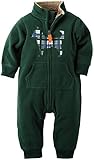 Carter's Baby Boys' Plaid Romper - Green - 18 Months