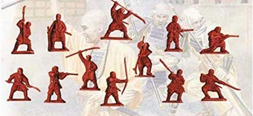 Figura Modelo Plástico Guerreros Japoneses 1/72 miniatura 1