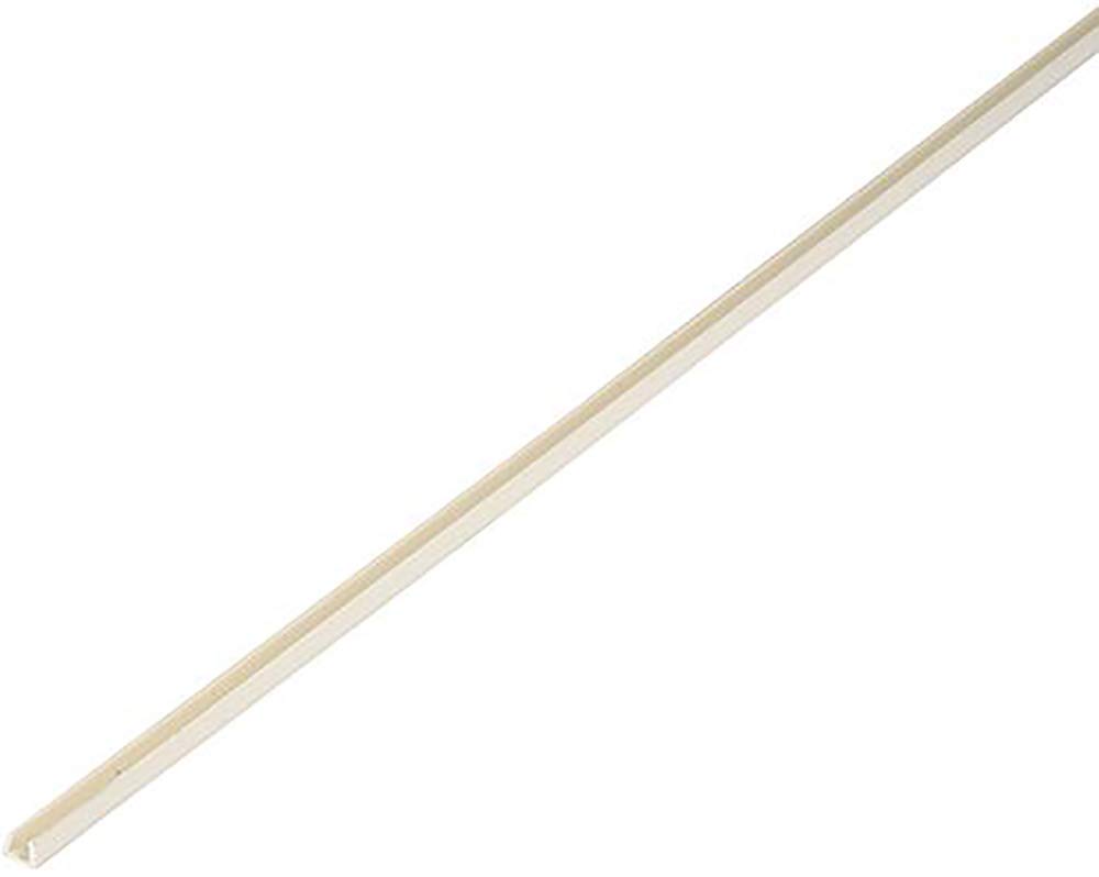 Goulotte de câble autocollante en PVC Blanc 2 m 10 x 10 mm