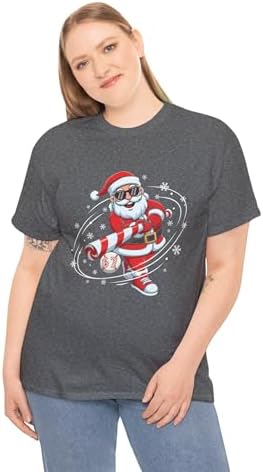 Santa Says Six Seven 67 Meme Christmas Baseball Funny Viral Gen Alpha Trend Graphite Heather image 5