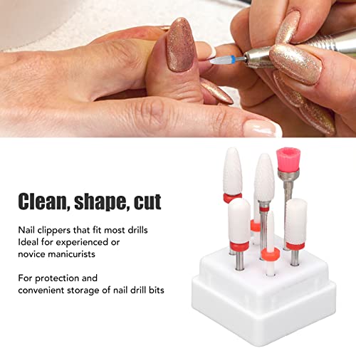 Set 7 Piezas de Puntas para Torno de Uñas con Soporte miniatura 7
