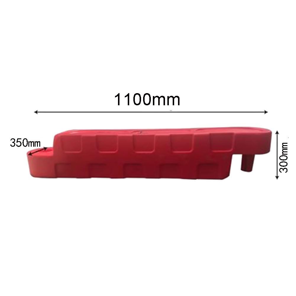 Go Kart Bahn Zaun, Go-Kart-Bahn Startbahn Wassergefüllter Zaun für Kinder Und Erwachsene, Schwere Drift Feld-Sicherheitsgeländer, Freie Spleißung Kombination ( Farbe : Gelb , Größe : 1100x300x350mm )