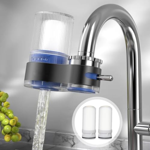 Filtre de robinet de remplacement 4 pièces à filtration d'eau facile et rapide - 8