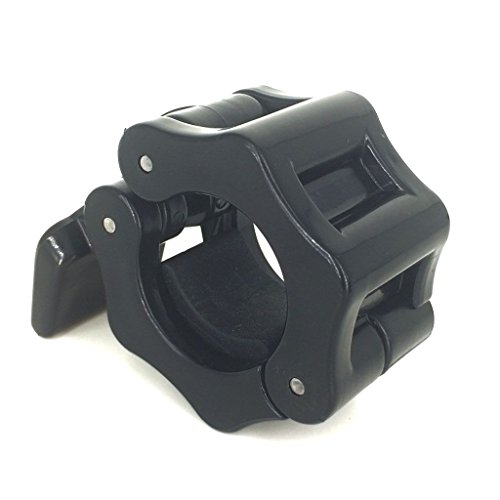 IADUMO 1 Inch Safety Barbell Clamps, Standard Bar Collars Quick Release